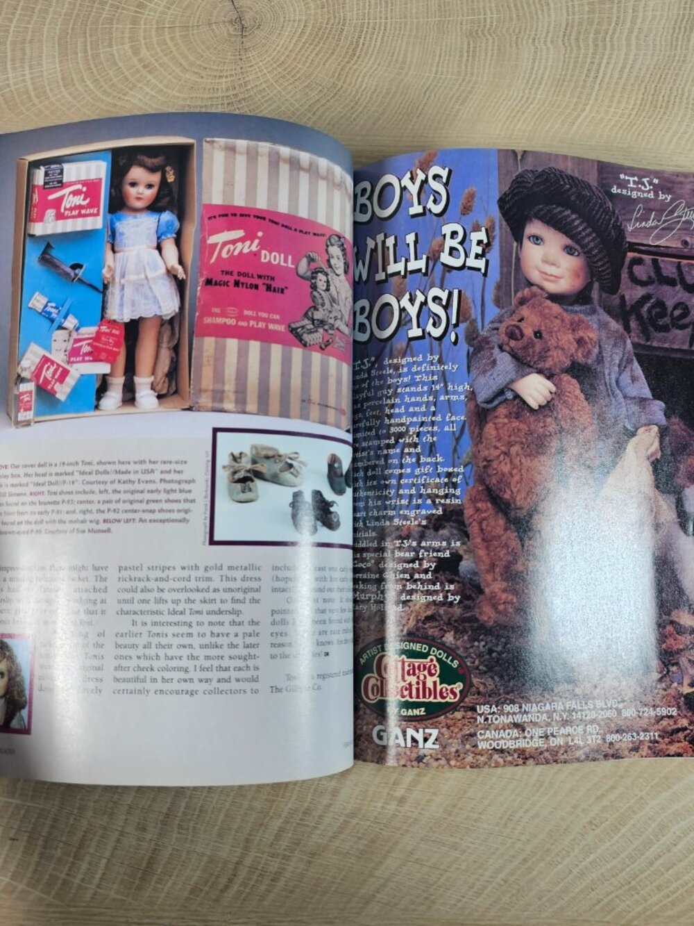 Doll Reader Magazine Toni Dolls Buyers Guide Taming Mohair Vintage February 1998 - Picture 8 of 9